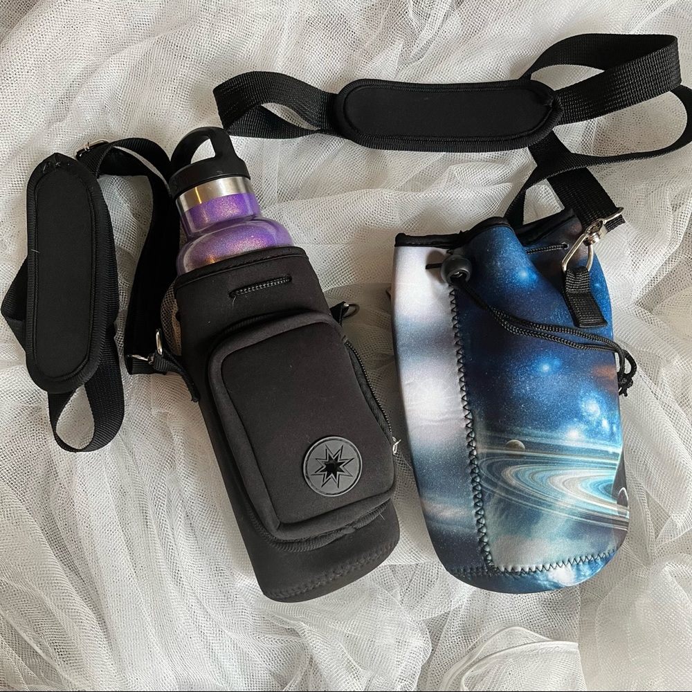 Water bottle and doggy bag carrier Set